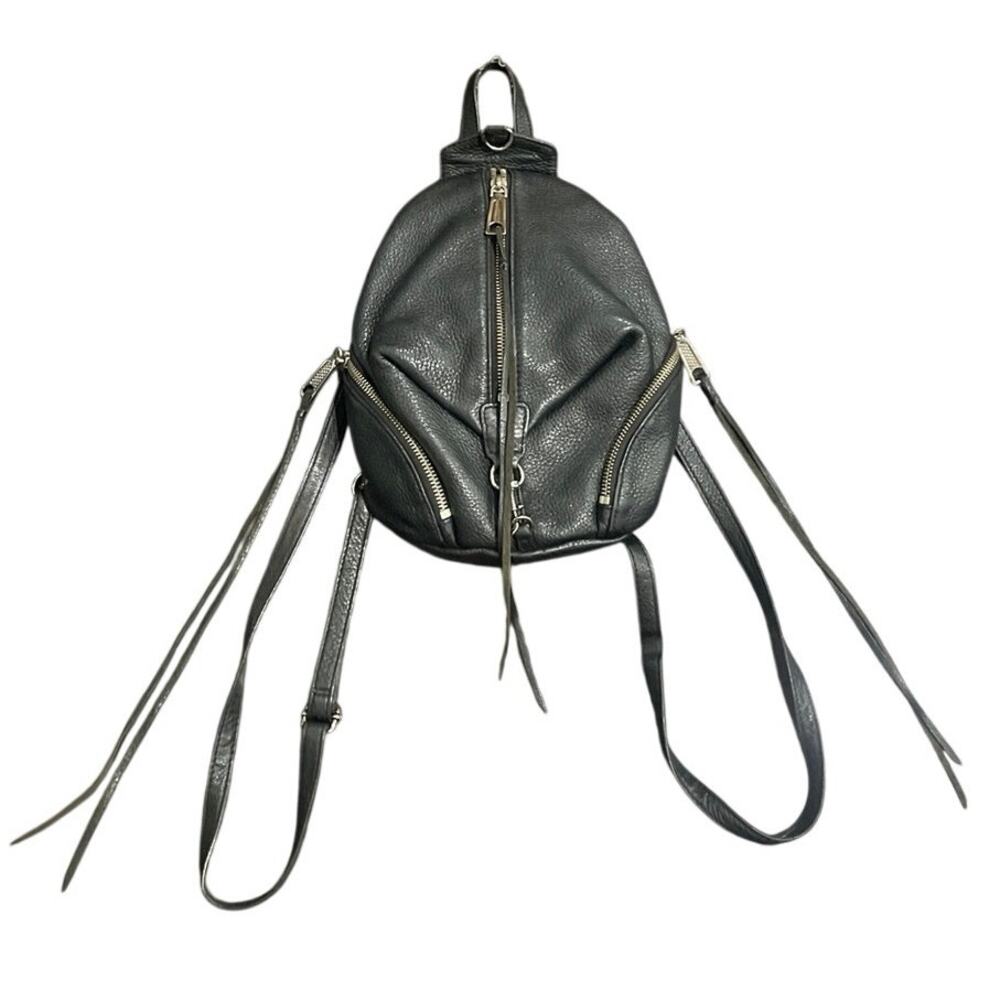Rebecca Minkoff Pebbled Leather Mini Julian Backpack Street-chic Purse